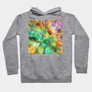 Watercolor Starburst Tie Dye Hoodie